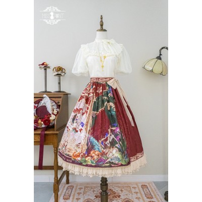 Miss Point Kaleidoscope Side Open Skirt(Reservation/Full Payment Without Shipping)